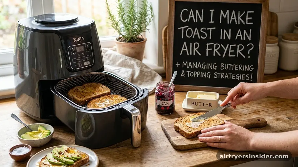 Managing Buttering and Topping Strategies - can i make toast in an air fryer