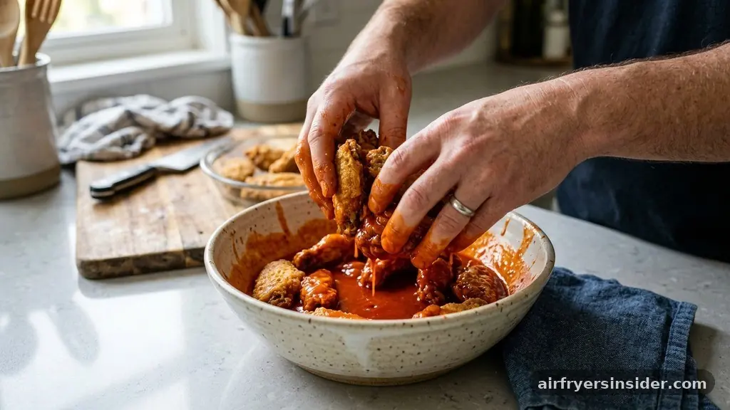 Managing Sauce and Seasoning Strategy - how to reheat wings in air fryer