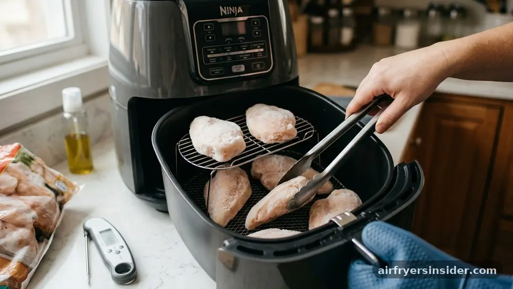 Managing Uneven Cooking and Rack Placement - how long to cook frozen chicken breast in air fryer