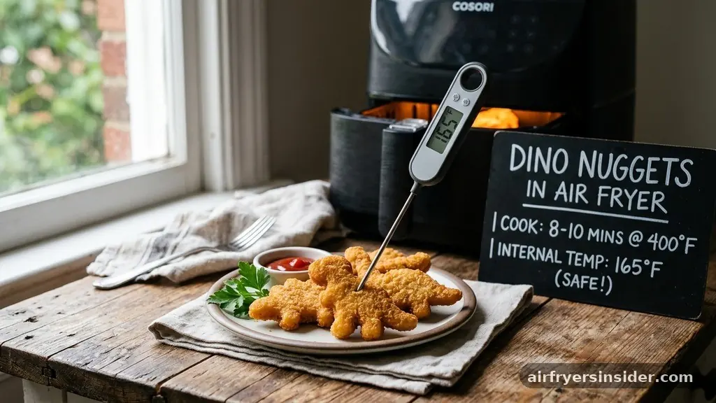 Monitoring Internal Temperature and Food Safety - how long dino nuggets in air fryer
