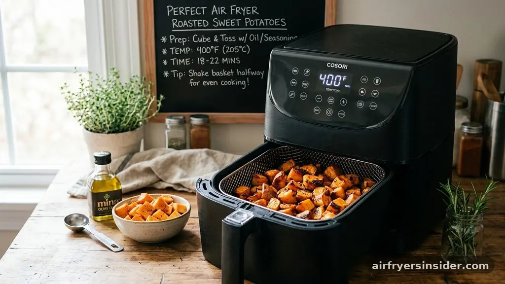 Optimizing Air Fryer Temperature and Timing - how to roast sweet potatoes in air fryer