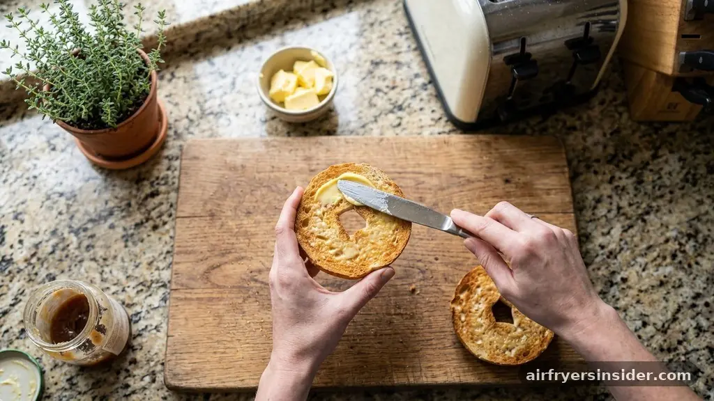 Optimizing the Browning Process with Butter and Toppings - can i toast a bagel in an air fryer