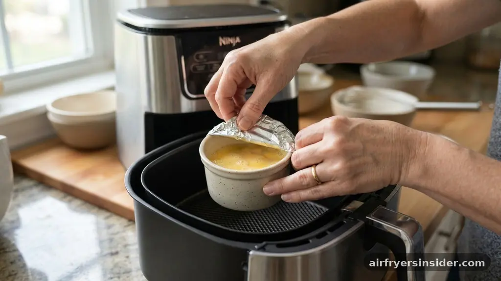 Preventing Splatter and Mess - how to cook scrambled eggs in air fryer