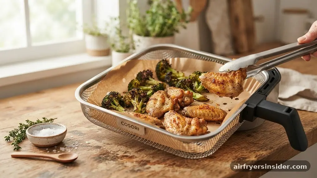 Proper Food Placement and Safety - can parchment paper go in air fryer