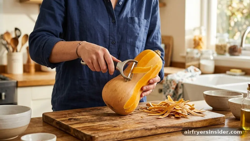 Selecting and Preparing Your Squash for Success - how to cook butternut squash in air fryer