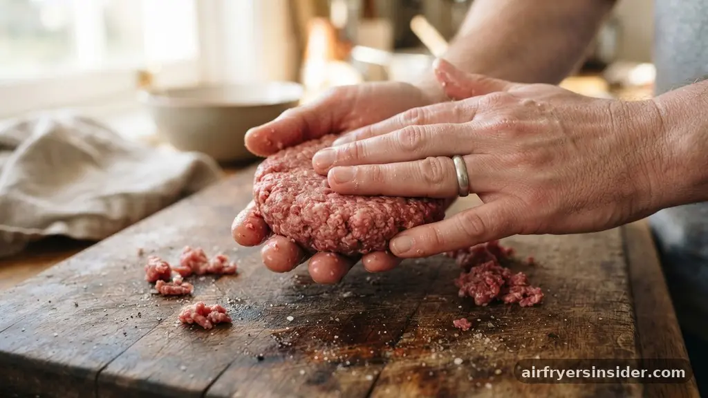 Selecting the Right Ground Beef for Air Frying - how to cook hamburgers in an air fryer