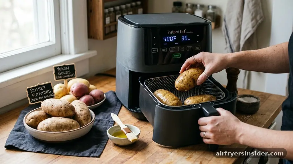 Selecting the Right Spuds for Air Frying - how to cook baked potatoes in an air fryer