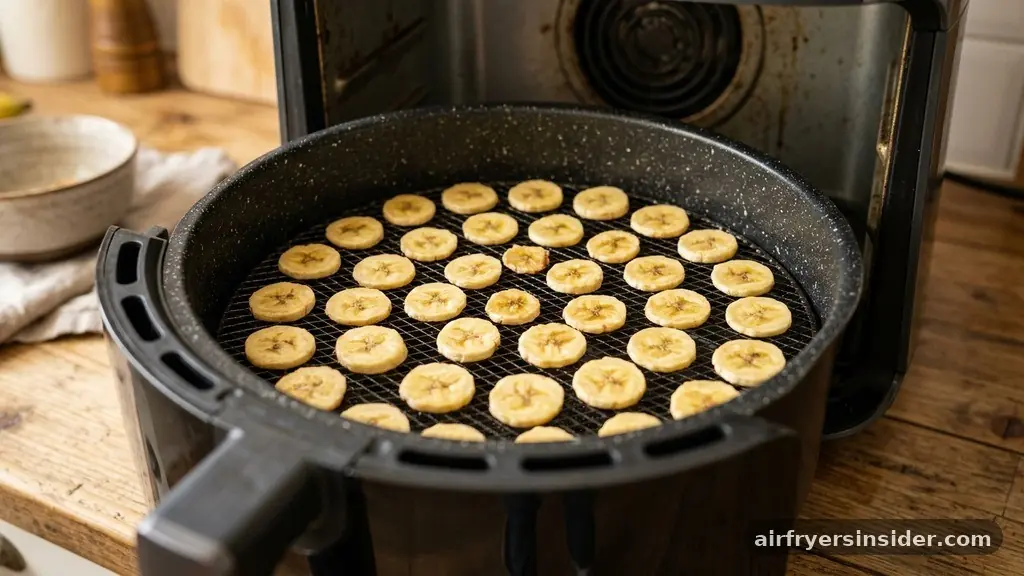 Temperature and Time Management - how to make banana chips in air fryer