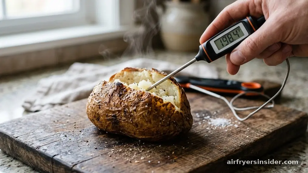 The Importance of Internal Temperature and Testing - how long do you bake a potato in an air fryer