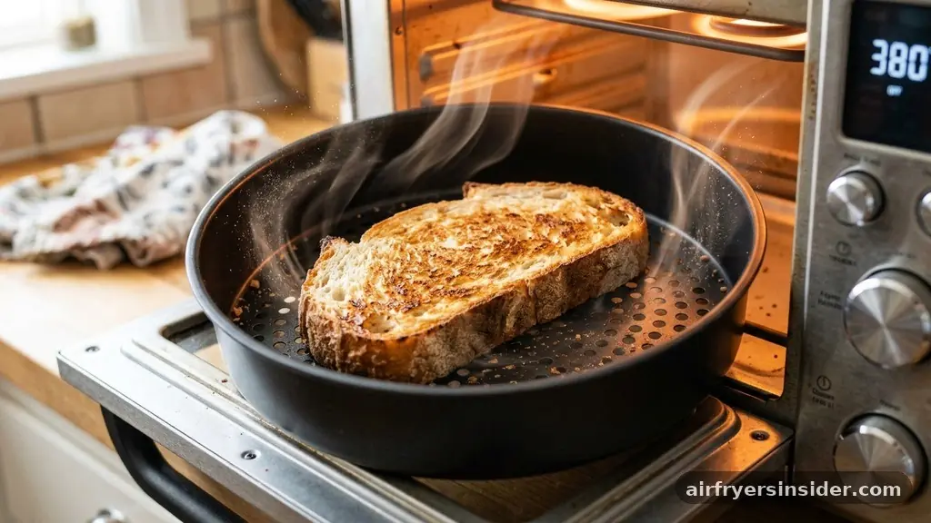 The Mechanics of Air Frying Bread - how to make toast in an air fryer