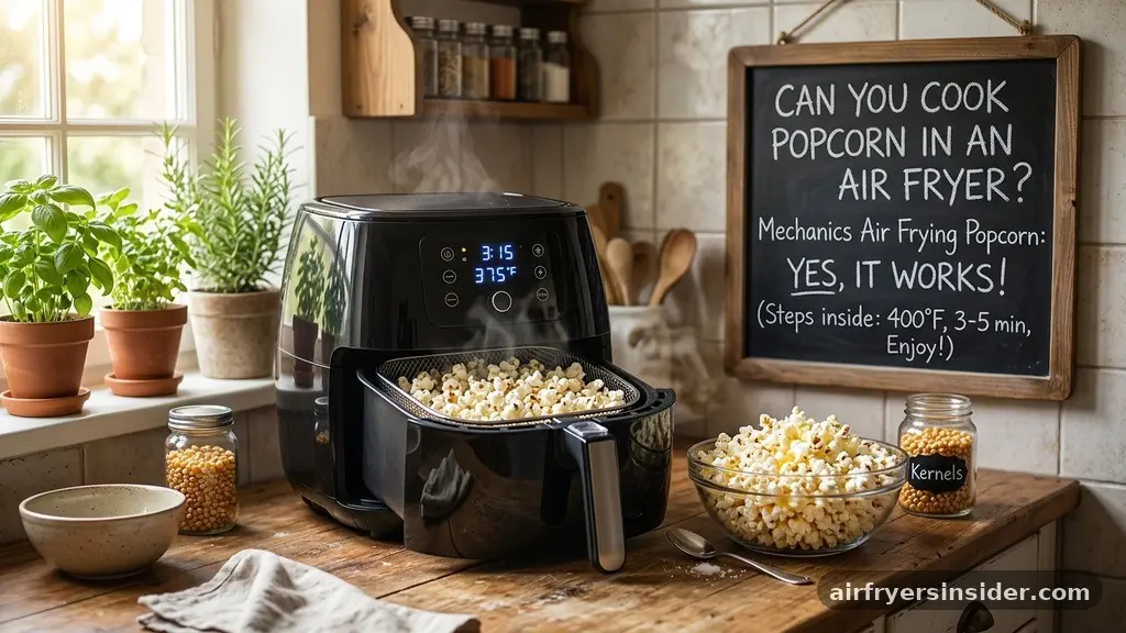 The Mechanics of Air Frying Popcorn - can you cook popcorn in an air fryer