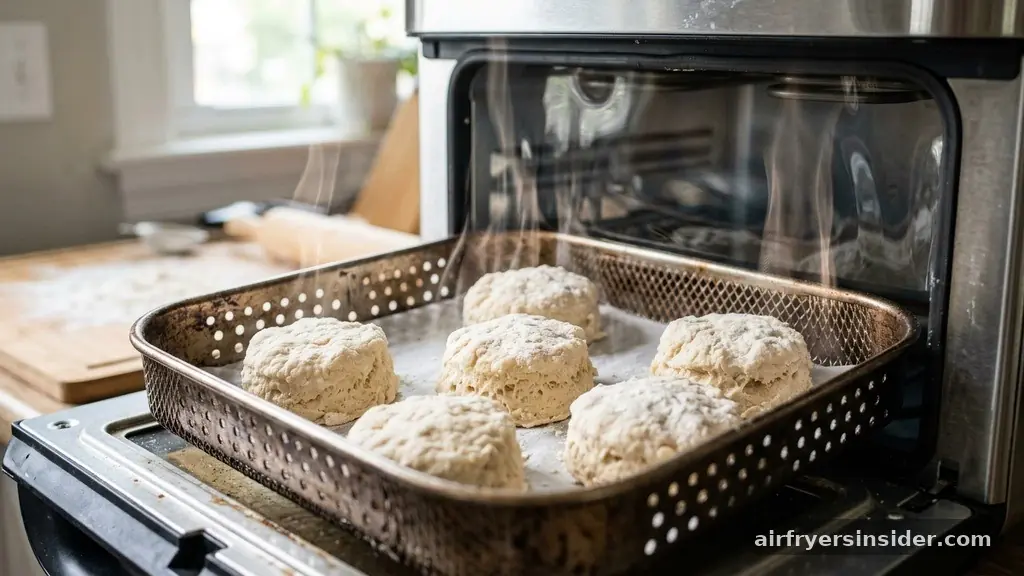 The Mechanics of Convection Cooking for Dough - how to cook biscuits in an air fryer