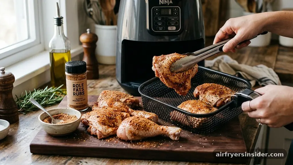 The Role of Fats and Rubs - can you cook raw chicken in an air fryer