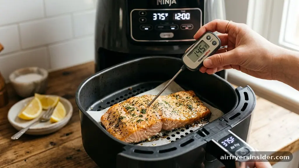 The Role of Internal Temperature - how long to cook salmon in air fryer at 375