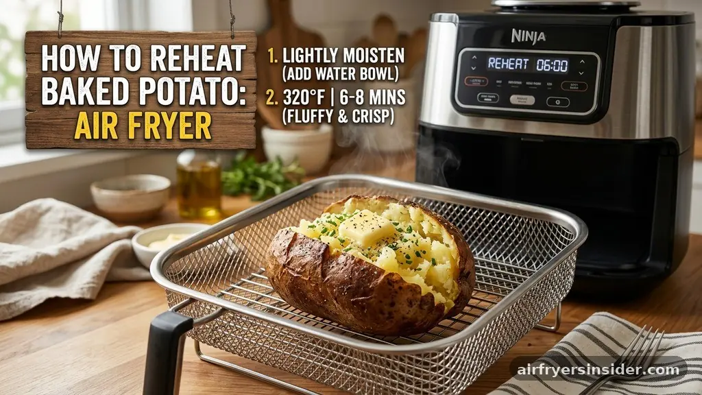 The Role of Moisture in Reheating - how to reheat baked potato in air fryer