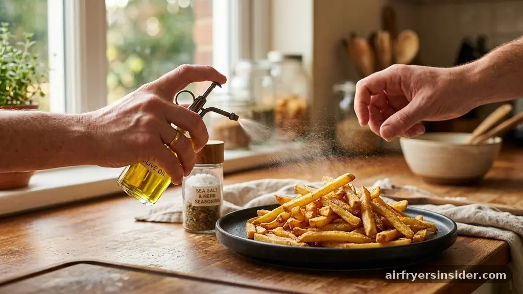 The Role of Oil and Seasoning - how to make frozen french fries in air fryer