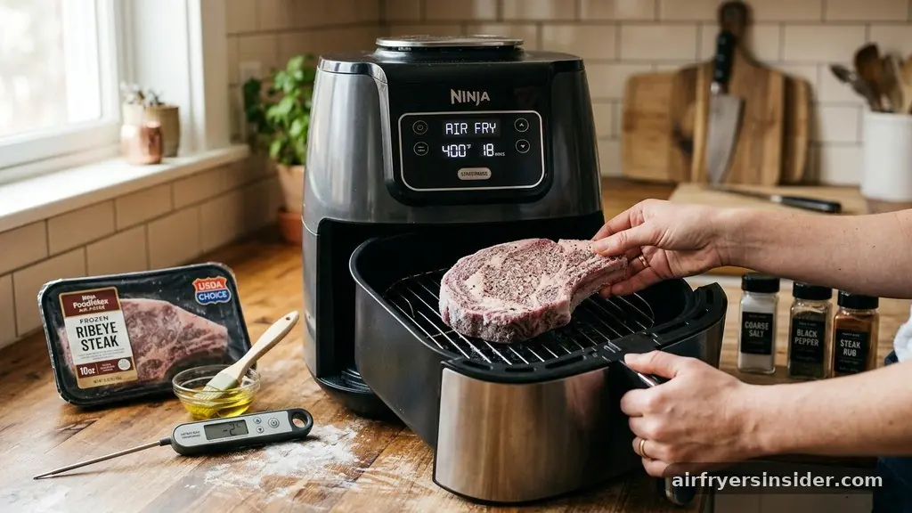 The Science of Air Frying Frozen Proteins - how to cook frozen steak in air fryer