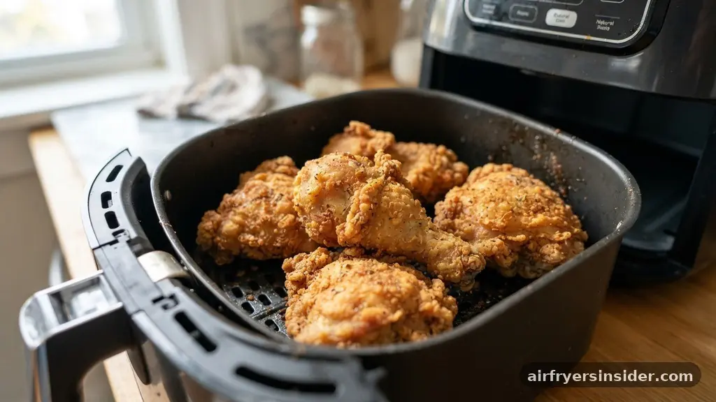 The Science of Air Frying Leftovers - how to reheat fried chicken in an air fryer
