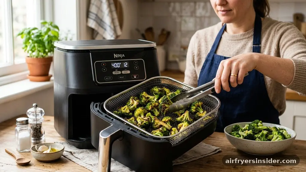 The Science of Air Frying Vegetables - how to roast broccoli in air fryer