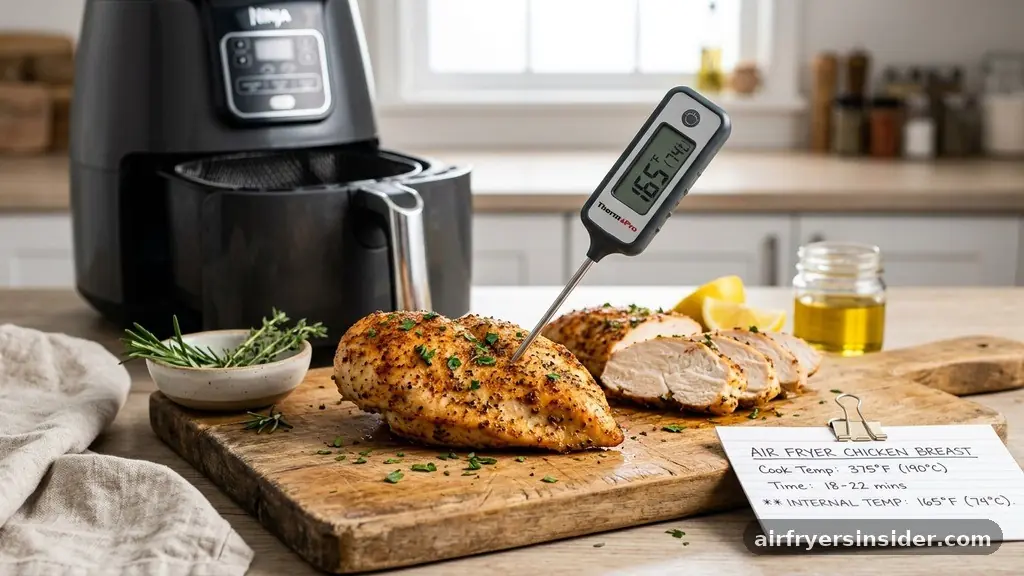The Science of Cook Time and Internal Temperature - how to make chicken breast in air fryer
