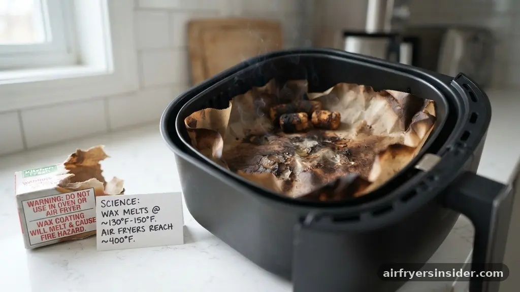 The Science of Why Wax Paper Fails Under Heat - can you use wax paper in an air fryer