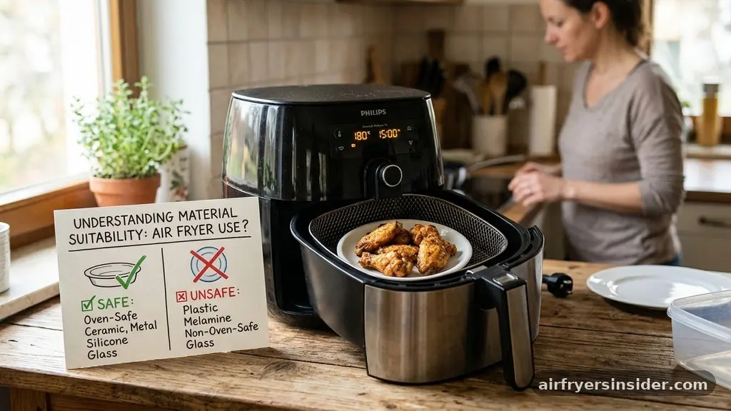 Understanding Material Suitability for Air Fryer Use - can you put a plate in an air fryer