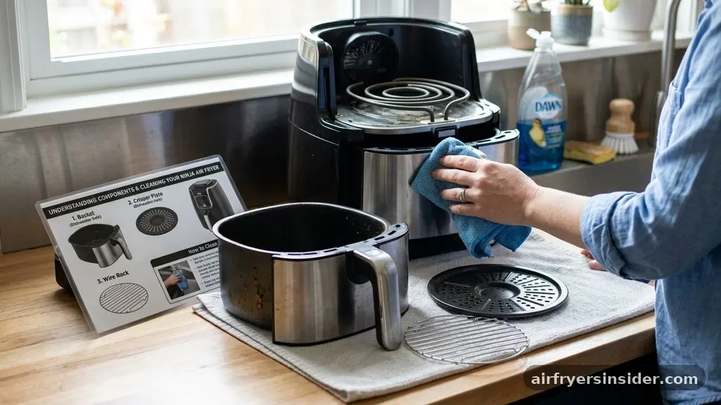 Understanding the Components of Your Ninja Air Fryer - how to clean ninja air fryer