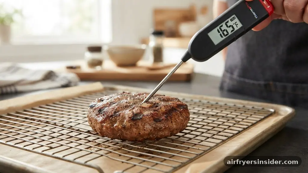 Understanding the Importance of Internal Temperature - how long to cook turkey burgers in air fryer