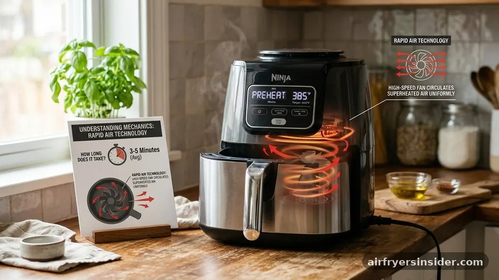 Understanding the Mechanics of Rapid Air Technology - how long does it take to preheat an air fryer