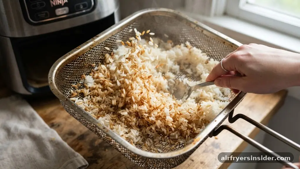 Understanding the Science of Air Fried Rice - how to make crispy rice in air fryer