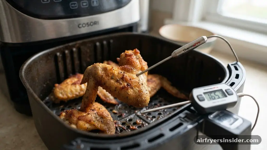 Using a Meat Thermometer for Food Safety - how long to cook wings in air fryer at 400