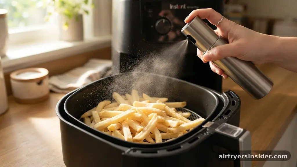 Using Oil Sprays for Enhanced Texture - how long to reheat french fries in air fryer