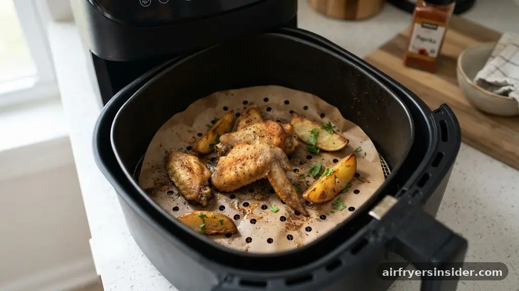 Utilizing Perforated Parchment Paper - can you use wax paper in an air fryer