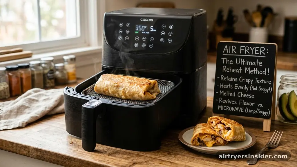 Why the Air Fryer Outperforms Traditional Reheating Methods - how to reheat burrito in air fryer