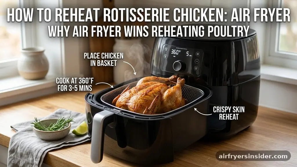 Why the Air Fryer Wins for Reheating Poultry - how to reheat rotisserie chicken in air fryer