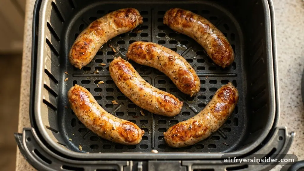 Achieving the Perfect Browning Without Burning - how to cook italian sausage in an air fryer