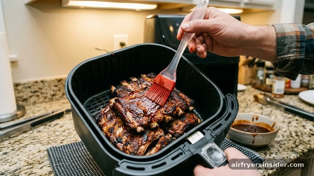 Achieving the Perfect Crispy Bark - how to cook ribs in an air fryer