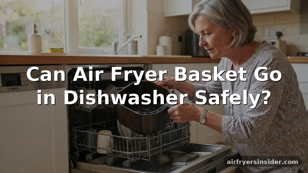can air fryer basket go in dishwasher