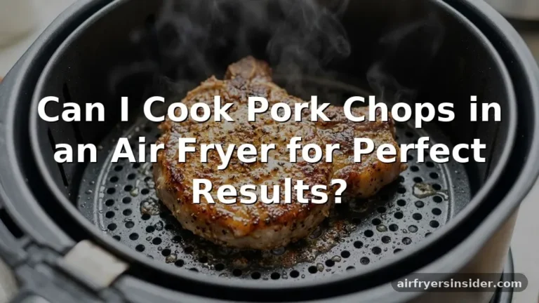 can i cook pork chops in an air fryer