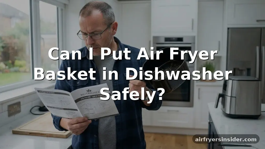 can i put air fryer basket in dishwasher