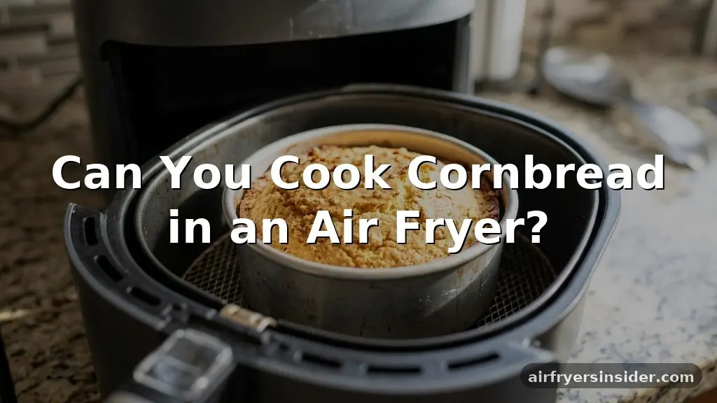 can you cook cornbread in an air fryer