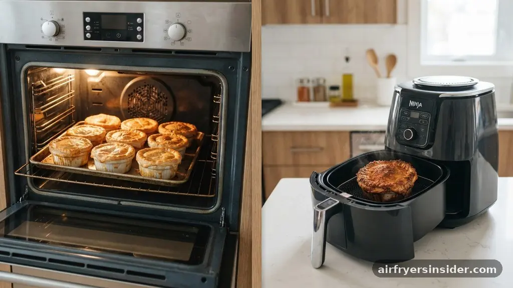 Comparing Conventional Ovens and Air Fryers - can you cook pot pies in an air fryer