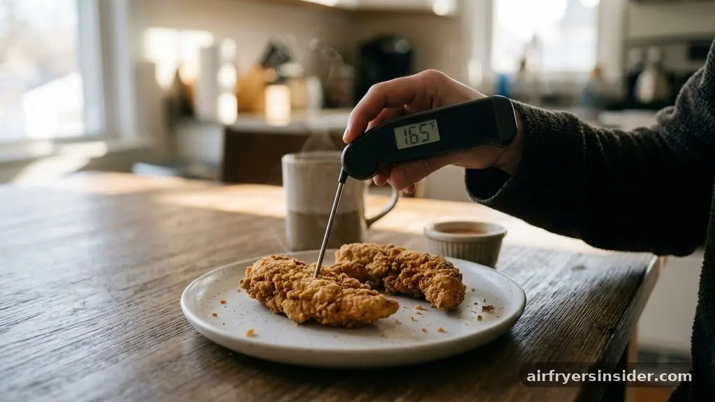 Food Safety and Internal Temperature - how long to reheat chicken strips in air fryer