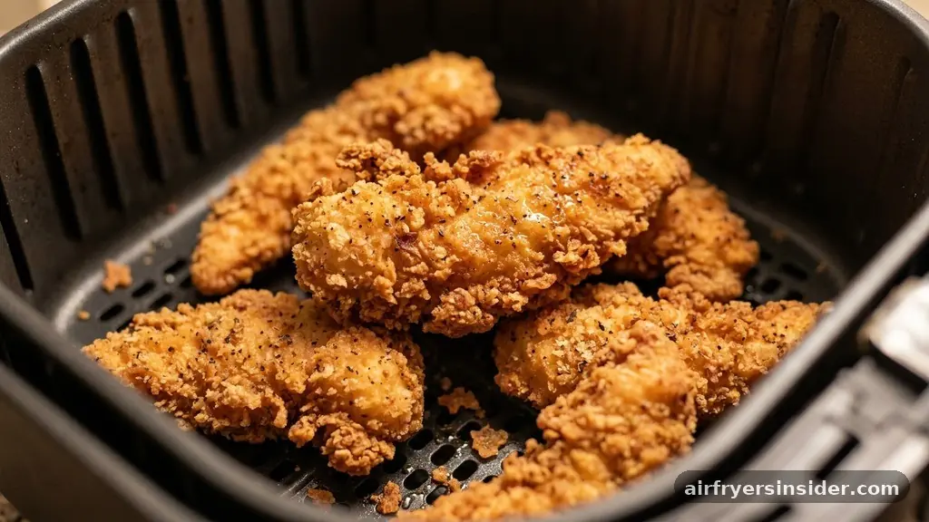 Handling Breaded and Seasoned Chicken - how long to reheat chicken breast in air fryer