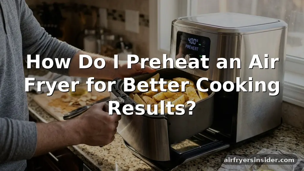 how do i preheat an air fryer