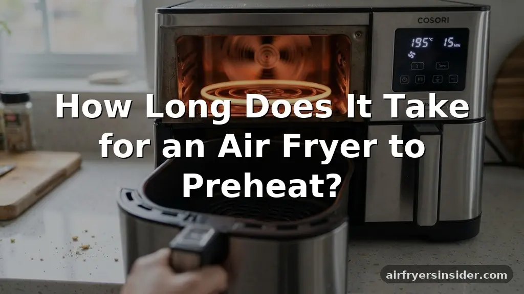 how long does it take for an air fryer to preheat