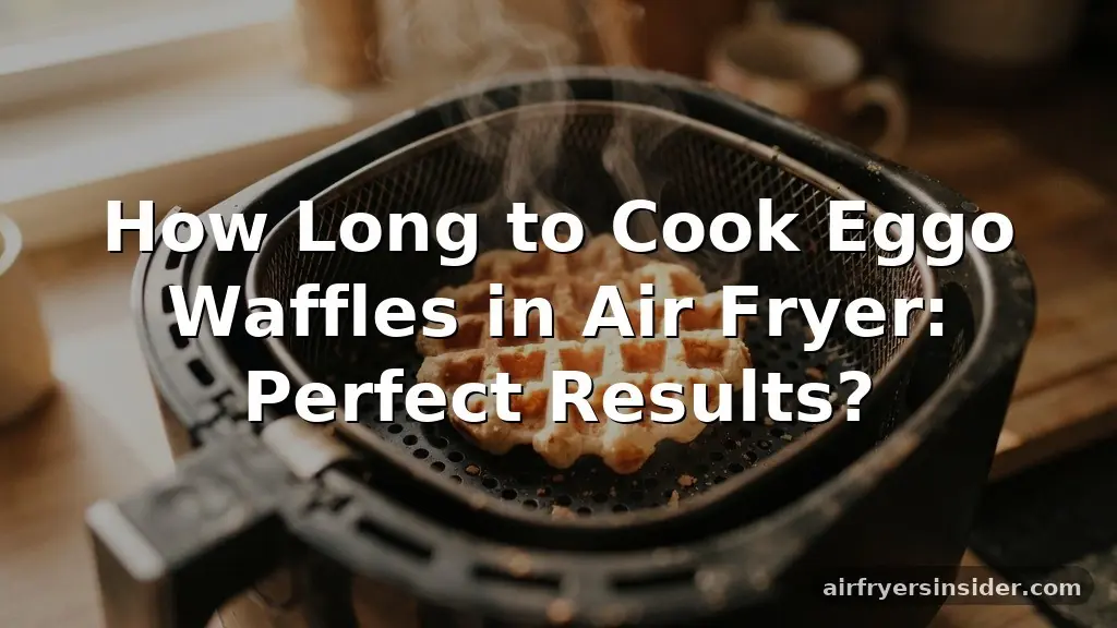 how long to cook eggo waffles in air fryer