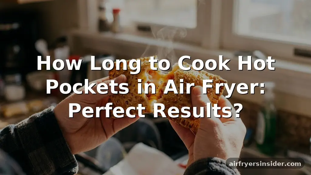 how long to cook hot pockets in air fryer