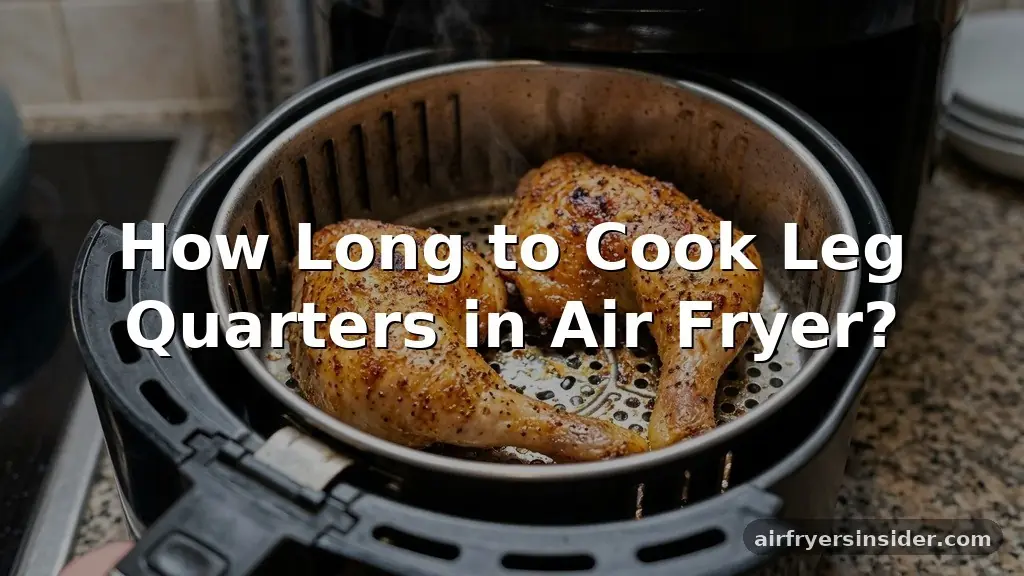 how long to cook leg quarters in air fryer