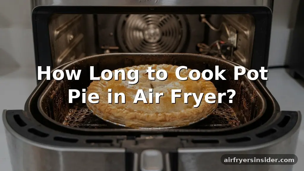 how long to cook pot pie in air fryer